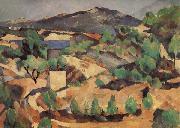 Mountains seen from l'Estaque Paul Cezanne